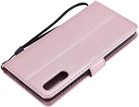 Case Galaxy A50, carteira de caixa A50, [gato e árvore em relevo] slots de cartão PU premium e tampa da caixa de protetora da