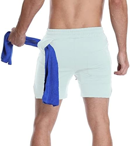 Shorts de carga folgada para homens Men Primavera e Verão Cor sólida Casual Casual Fitness Tie Multi Pockets Casual