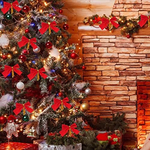 BSXGSE Christmas Mini Arcos brilhantes de Natal Ornamento de Natal para Artesanato de Artesanato de Artesanato de Artesanato de Natal DIY DIY Decorações de festa de formatura 2022