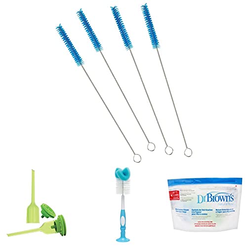 Dr. Brown's Baby Feeding Feeding Essentials Pack de pescoço largo