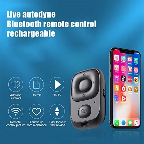 1pc Recarregável controlador Bluetooth sem fio -Timer Remote Control Câmera Stick Shutter Release para Selfie do telefone
