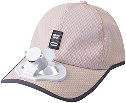 Capéu de beisebol de Manhong Sombra de carregamento de carregamento USB Capéu solar de chapéu respirável Cap boné de beisebol