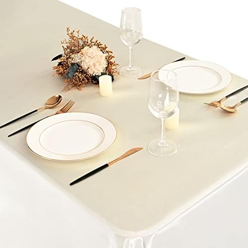 Lumaycens 10 pacotes toalhas de mesa retângulo Cetina de mesa de mesa roupas de mesa para mesas de retângulo 57x108 polegadas Toca de mesa Decoração para decoração de mesa de casamento decoração