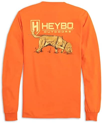 Camiseta Heybo Dog SS, camiseta de cachorro-laranja, tamanho: grande
