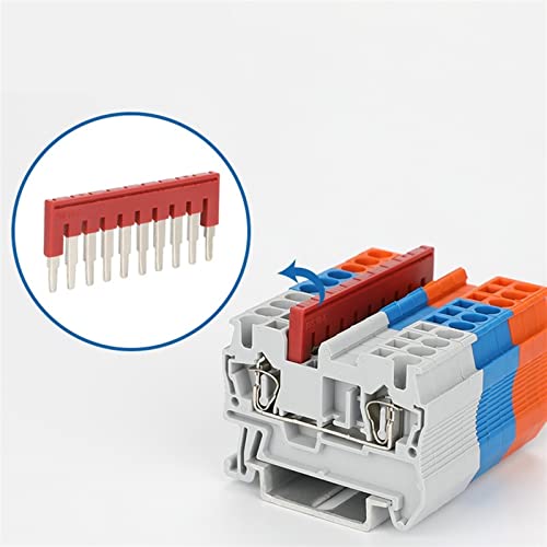 1PCS 10-5 2/3/4/5/10 Conector de fio de pinos para PT ST 2.5 Acessórios para blocos de terminais Pluct-in Ponte de plug-in FBS10-5