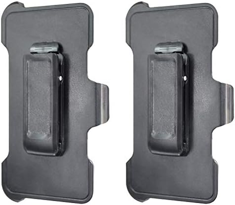 Coloque de clipe de cinto de substituição Hique para iPhone 12/12 Pro Defender Cases | Kickstand do clipe giratório para o suporte do cinto