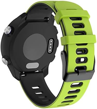 Faixa de vigilância de silicone nanwn para Garmin Forerunner 245 245m 645 Watch Strap Wrist para Garmin Vivoactive 3 WatchBand