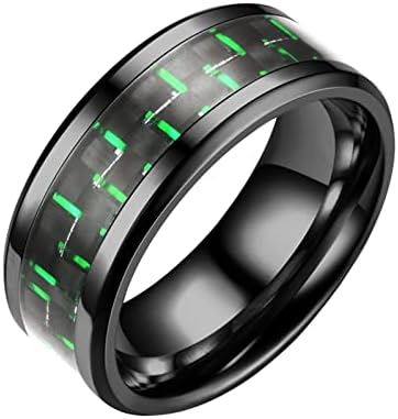 2023 Novo anel de aço de fibra Casal para adultos de três cores titânio anéis de carbono anéis de assinatura women women