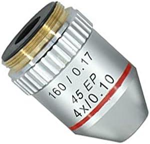Acessórios para microscópio de laboratório Lens de lente de microscópio semi -lente objetivo achromático 4x 10x 20x 40x 60x 100x 160/0,17