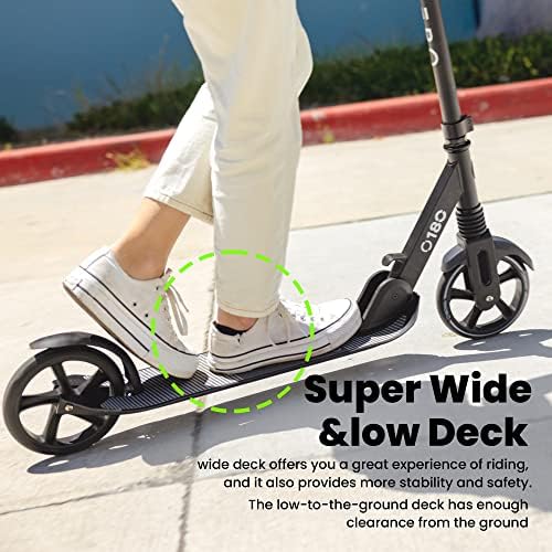 Aero Big Wheels chuta a scooter para crianças de 8 anos, adolescentes 12 anos ou mais, jovens e adultos. Scooters