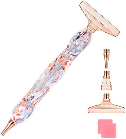 Conjunto de ferramentas de acessórios para caneta de pintura de diamante, caneta de arte de diamante de 1pcs e 3pcs de parafuso