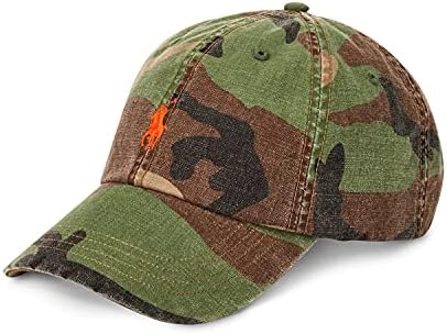 Polo Ralph Lauren Men Camo Canvas Baseball Cap