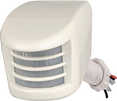 Nuvo Satco SF76/500 Durável All Weather Plástico Sensor de Segurança Infraversa de Motivo, Branco 3,00x8.50x2.50