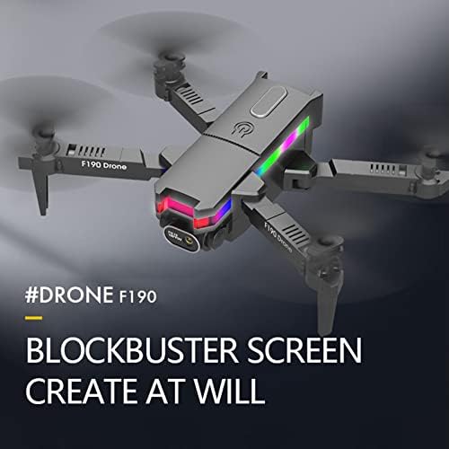 F190 Drone com Daul 4K HD FPV Câmera de controle remoto Toys Presentes para meninos meninas com altitude mantém o modo sem cabeça