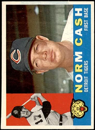1960 Topps 488 Norm Cash Detroit Tigers EX/MT+ Tigres