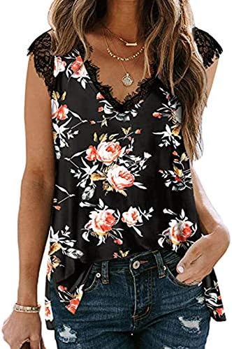 Tampas boho tops para mulheres na moda renda x blusa de pescoço impressão floral tampas de verão casuais blusas solteiras t camisetas