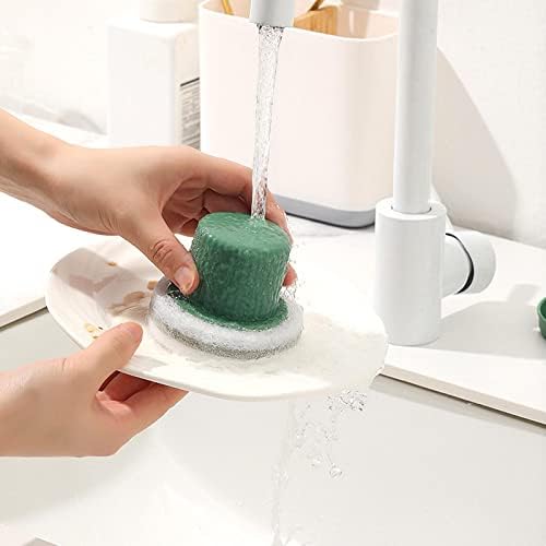 TUSCR Bandejas de esponja de esponja para pia da pia do lavatório, limpeza de escova de panela de panela banheira de