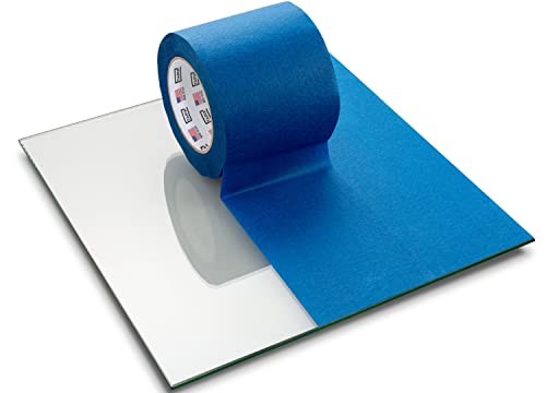 Fita de pintores azuis largos, 4 polegadas, 6 polegadas e 12 polegadas, fita de impressão 3D, remoção fácil de limpeza até 21 dias, fita adesiva