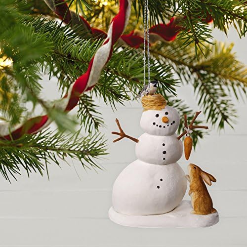 Hallmark lembrança 2017 Marjolein Bastin Winter White Snowman Christmas Ornament