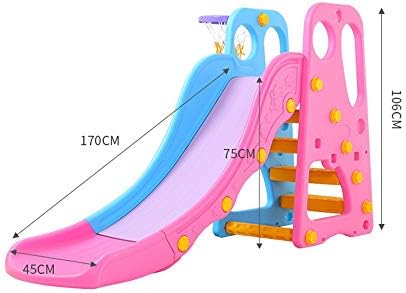 Brinquedos internos de lâmina interna Brinquedos internos Playground Slide Family Slide Fácil de configurar é um presente ideal para meninos e meninas recomendados para crianças de 1 a 10 anos de idade