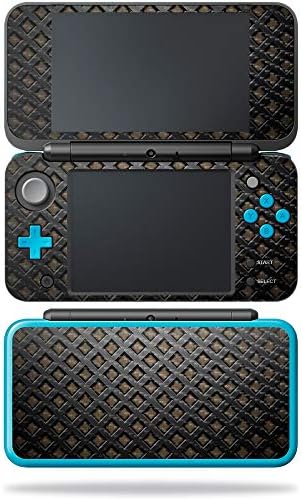 MightySkins Carbon Fiber Skin para Nintendo Novo 2DS XL - couro preto | Acabamento protetor de fibra de carbono texturizada e durável