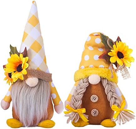 Decorações de gnomos de árvore de Natal Eimilaly para casa, Tomte Gnomes Decor definido para ornamentos de férias ou outra festa temática Gnome Decor - 2pcs