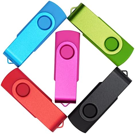 1 GB USB Flash Drives Sticks Drive 5 pacote com bolsa de armazenamento de produtos eletrônicos profissionais