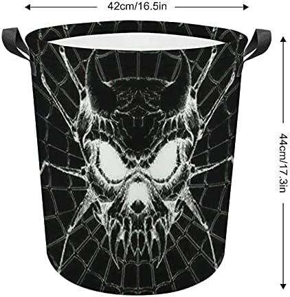Spider Web Skull Art Oxford Ploth Cosce
