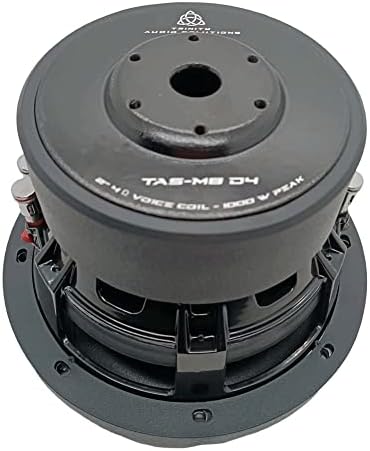 Trinity 8 Subwoofer Dual 4 ohm 1000W Audio Black Tas-M8-D4