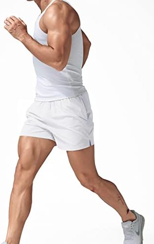 Jeeing Gear Men's Running Shorts 5 polegadas de shorts atléticos leves seco rápido com malha respirável na parte traseira