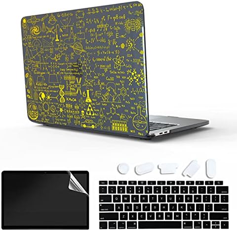 Tedawen para MacBook Air 13 polegadas 2022-2020 Caso de proteção, MacBook Air 13 polegadas A2337 M1 A2179 A1932 com retina, capa de laptop e capa do teclado, ouro 1