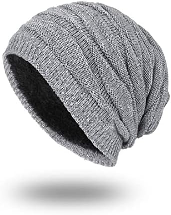 Fenxxxxl chapéus de gorro desleixado para homens chapéus de inverno de inverno Chaveira Tobogã Knit Hats For Guys Women
