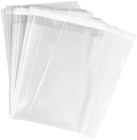 UNIQUEPACKING 100 PCS 3 1/4 x 3 1/4 Clear Velelo e Bolsas de Celofane bem laramente para 3x3 Item