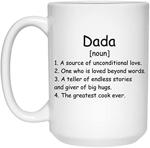Gavinsdesigns Dada Noun Coffee Caneca - Dada Definição Caneca - Presente para Dada - Presentes de Aniversário para Dada -