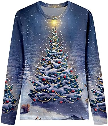 Womens Women Western Feia Christmas camisetas