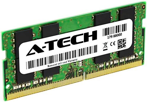 A-Tech 16GB DDR4 2400MHz SODIMM PC4-19200 2RX8 DUAL RATADE 260 PIN CL17 1,2V NÃO-ECC NOTABER NOTABOLOTIONADO Laptop Kit de memória RAM RAM