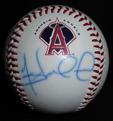 Freddy Sandoval Assinado Angels Logotipo Baseball PSA/DNA Rookie Graph CoA Autograph - Bolalls autografados