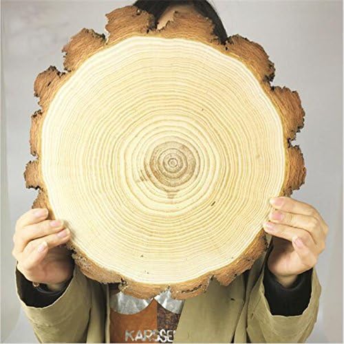 Fatias de árvore de 1 peça bem -intensas Roupas de madeira natura