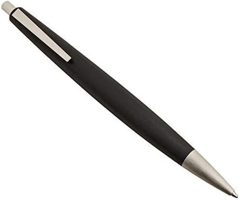 Lamy 2000 Ball Point Pen Stainless Aço Clip - preto/escovado
