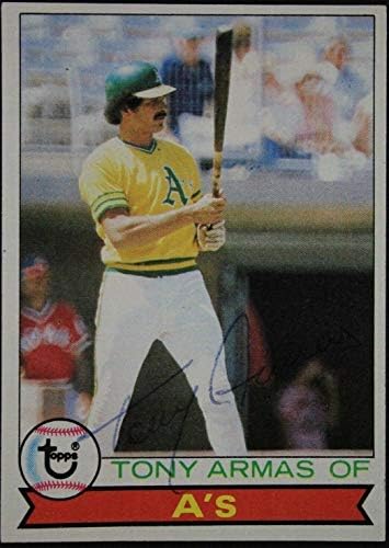 TOPPS 507 de Tony Armas A 1979 Cartão de beisebol autografado