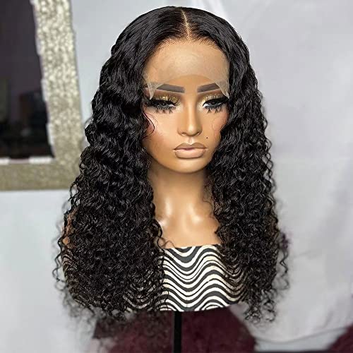 Quinlux Wigs Water Wave 13x6 Lace Fronteiro peruca Humano Human Wigs Preparado com cabelos para bebês Remy Hair brasil HD
