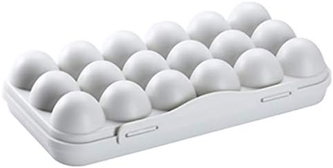 Recipiente de compartimento de compartimento de alimentos caixa de recipientes de bandeja crise de armazenamento de ovo de ovo de ovo de armazenamento de ovos de cozinha ， jantar e barra de carne para geladeira para geladeira