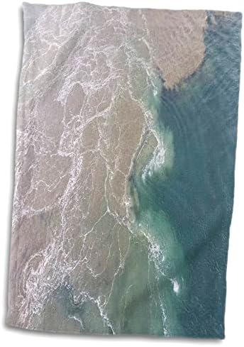 Impressão 3drose de barra de areia e oceano do Caribe a partir de 8 andares - toalhas