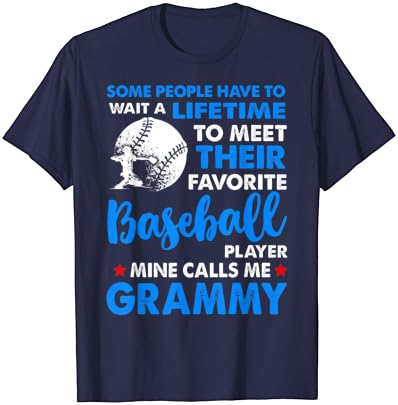 Meu jogador de beisebol favorito me chama de camiseta do Grammy