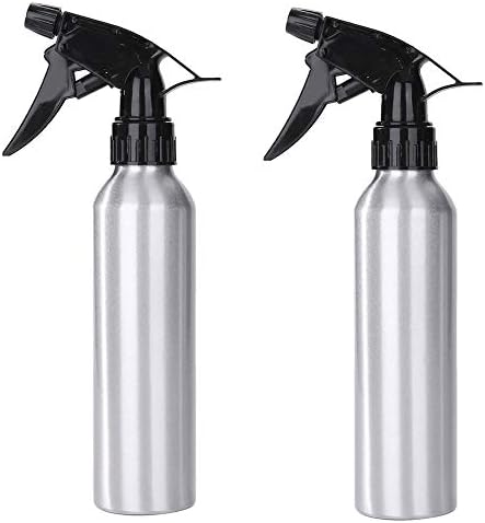 Novo frasco de spray de alumínio vazio, 2pcs pulverizador confiável garrafas de spray vazias perfumes de névoa de atomizador para