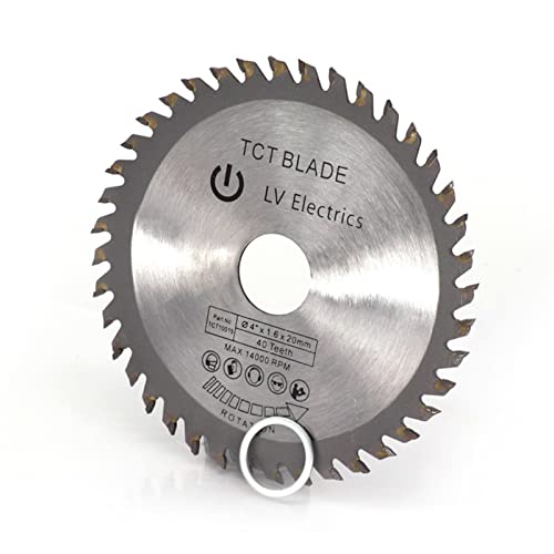 Lâmina de corte de metal, lâminas de serra de habilidade, lâmina de serra circular 1 pcs de 1,6 mm 110 mm 20mm 40t dentes de dentes 40t carboneto