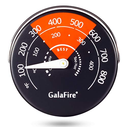 Galafire fogão magnético Termômetro de temperatura do forno Medidor de temperatura para fogões a lenha fogões a gás