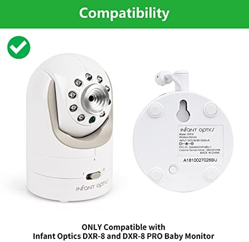 MONITOR DE TRIMELHO MONITOR DE BEBÊ COMPATÍVEL COM ÓPTICA Infantil DXR-8 e DXR-8 Pro Baby Monitor, suporte de câmera de bebê flexível