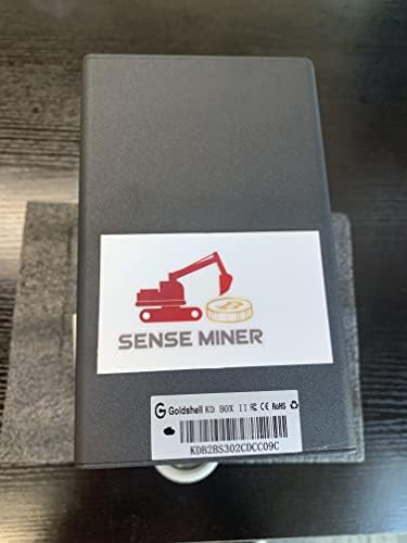 Sense Miner de segunda geração Goldshell KD Box II dois modos 5th/S Kadena Miner 400W ou 3,5th/S 260W Miner Goldshell sem PSU