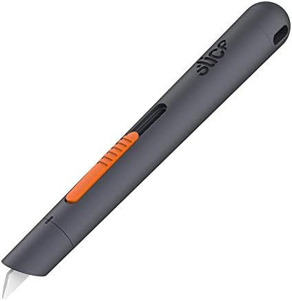 Corte 10513 cortador de caneta, lâmina manual de 3 posições, cortes de pacotes, caixa de papelão, permanece afiado até 11x mais